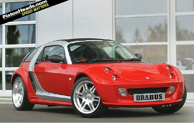 Smart Roadster Coupe Brabus. Smart RCR with Brabus inside