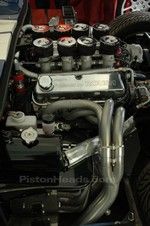 Roush-built engine in Shelby