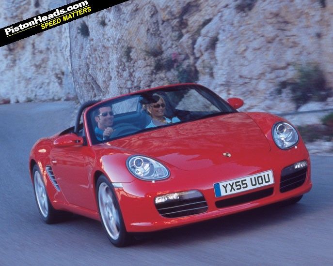 Porsche Boxster S. Porsche has boosted the Boxster with more power from a 