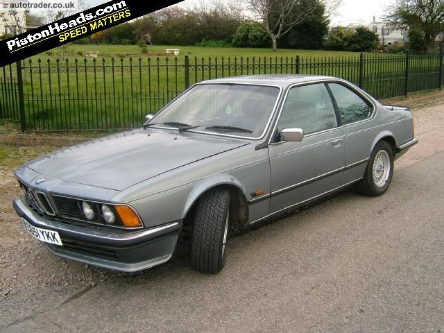 BMW 635CSi Already on opposite lock With big BMW coupes at the front of