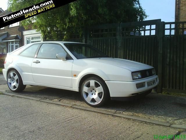 The Volkswagen Corrado comes recommended to me by a man whose opinion I