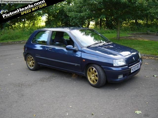 This really is a Renault Clio Williams and it really can be bought for our