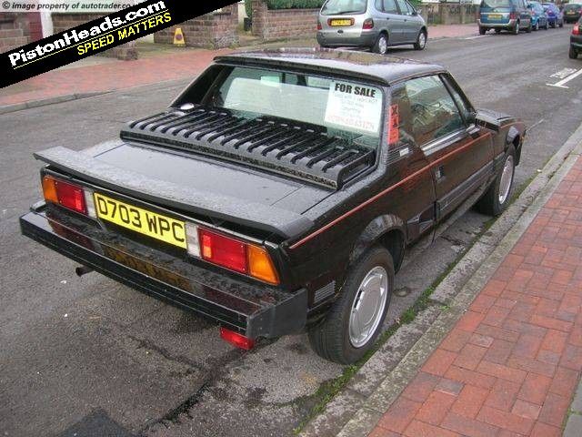 Autotrader ad reads'1986 FIAT X19 1500 Sports 2dr Sports Coupe 