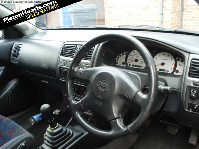 Autotrader Ad reads: '1999 NISSAN ALMERA 2.0 GTi 3dr Hatchback.