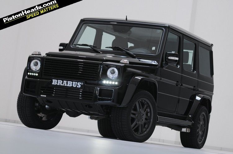 Brabus has dramatically aced the G55's pitiful sub 500bhp by 