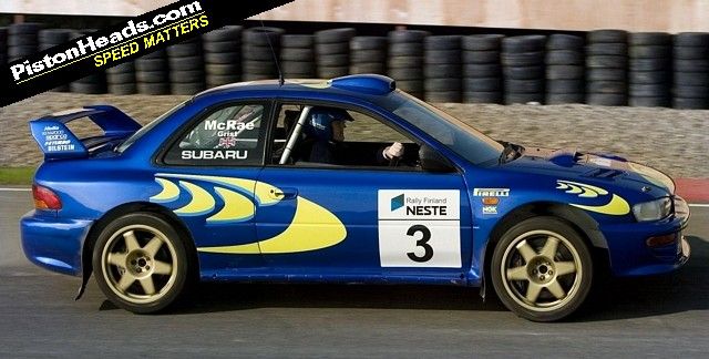 The firstever World Rally Car spec Subaru Impreza is up for sale for 85k 