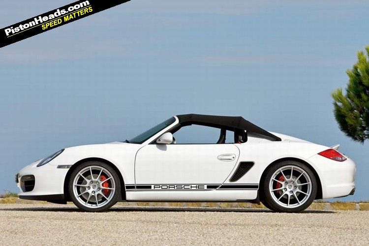 The new Porsche Boxster Spyder will be comfortably the lightest car in 