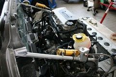 Engine exposed